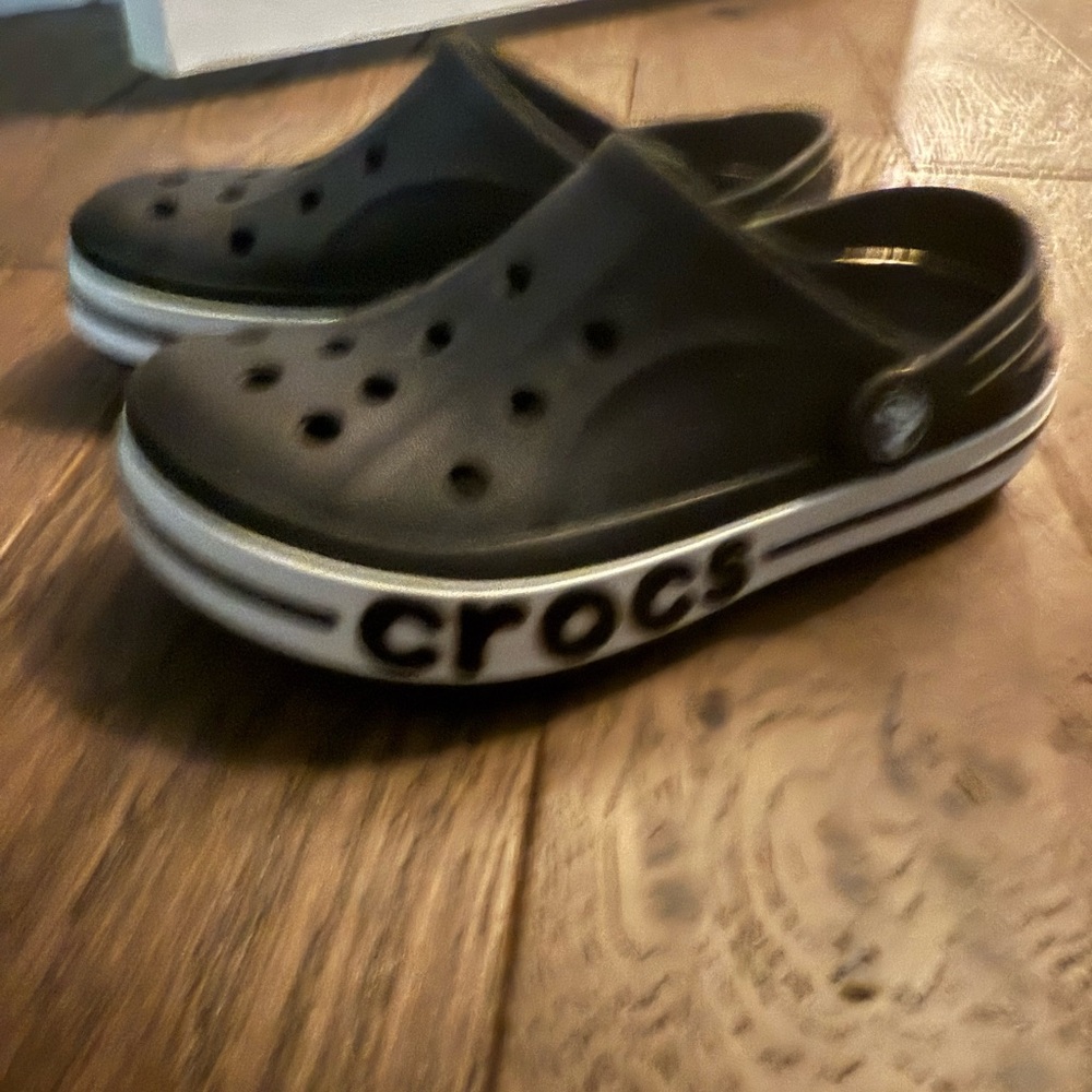 CROCS Kids Black Size 1 - Picture 8 of 8